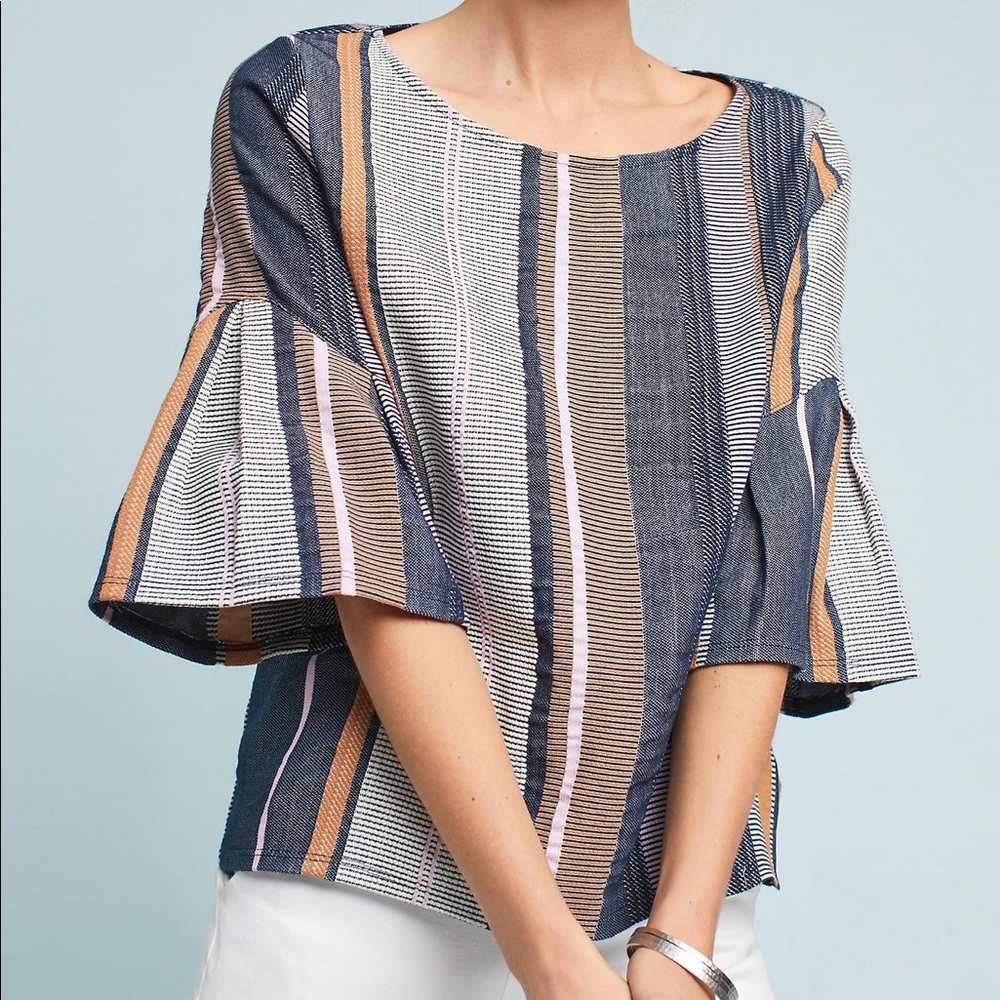 Dolan Left Coast Striped Jacquard Top